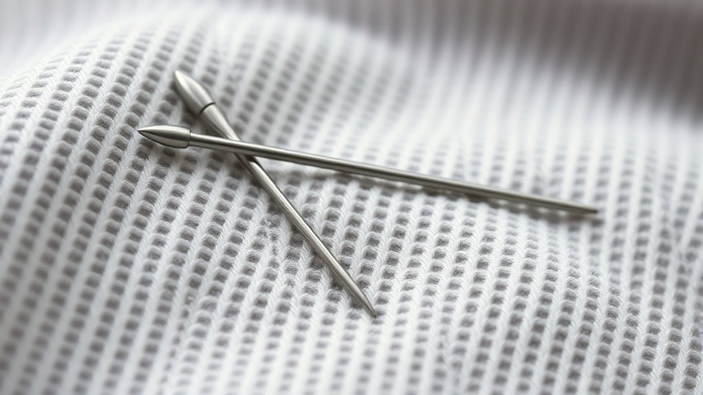 choose appropriate stretch needles