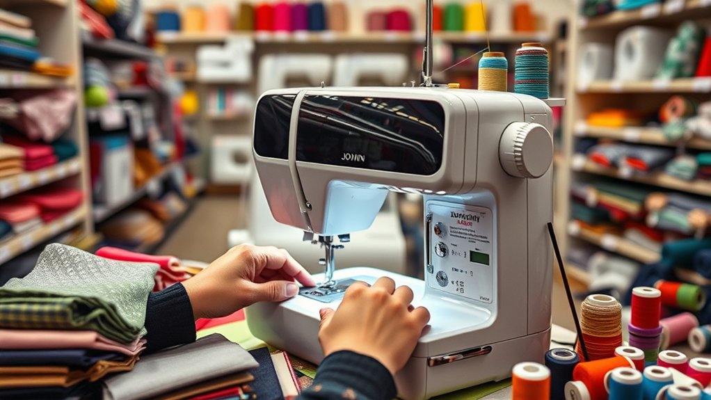 choose sewing machine features