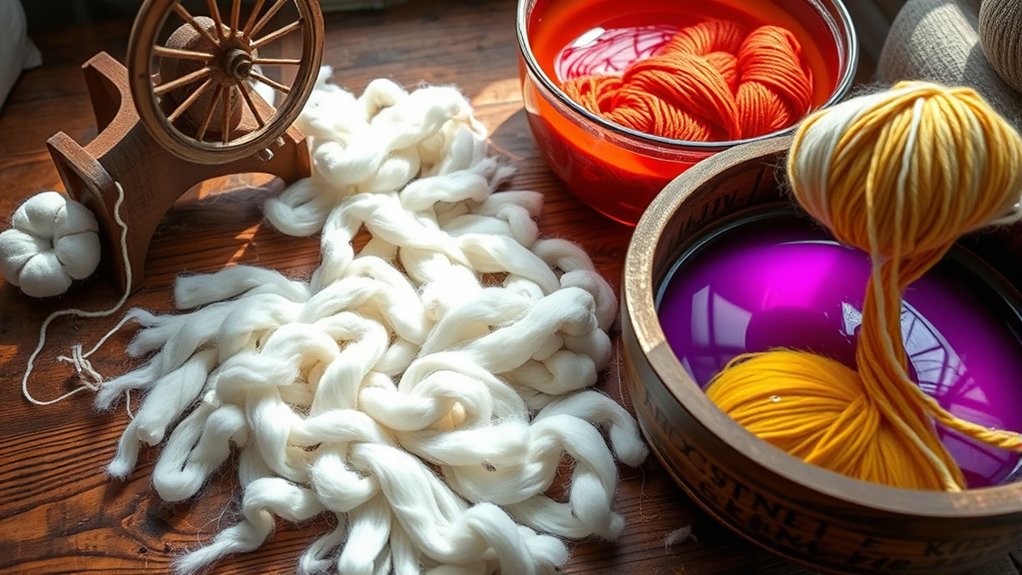 clean spin dye yarn