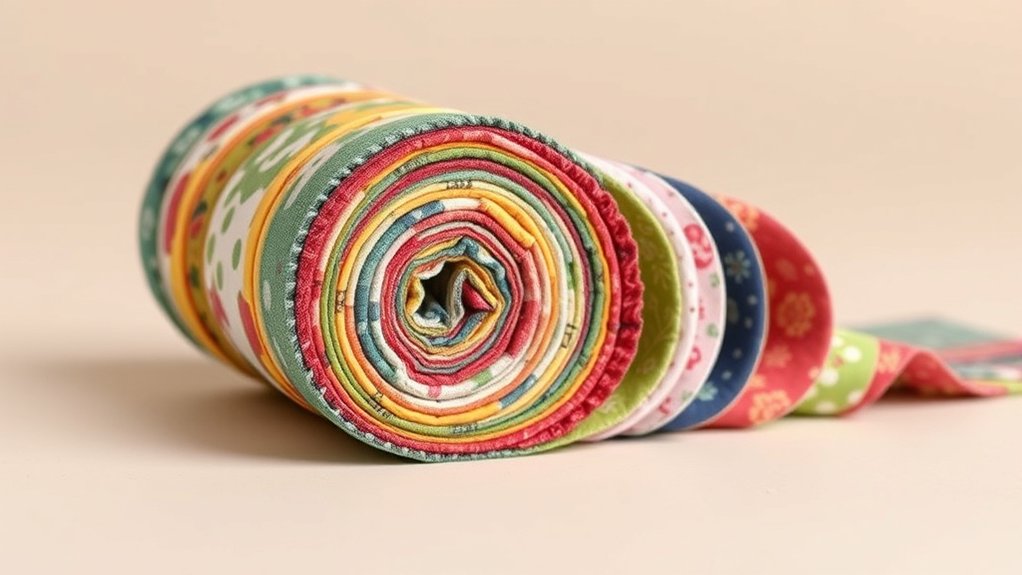 forty 2 5 inch fabric strips