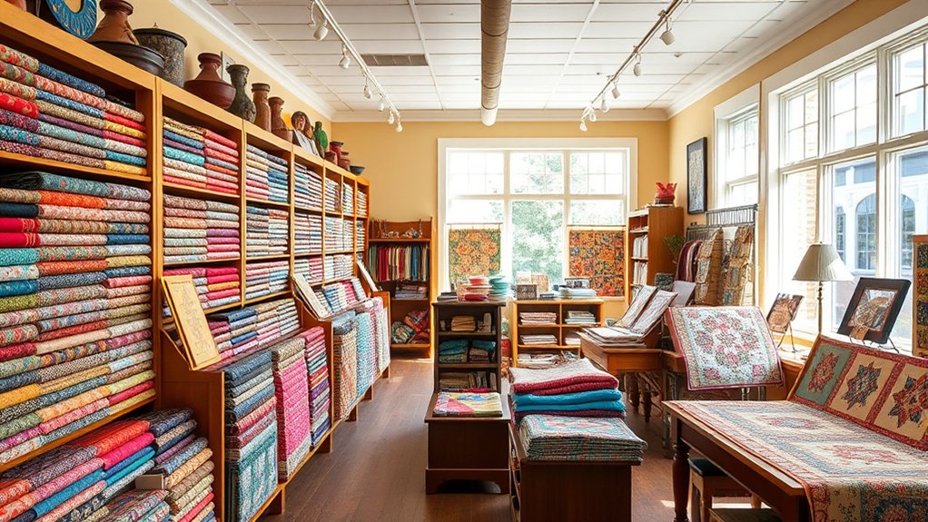 local shops showcase curated andover fabrics