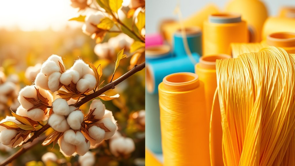 natural vs synthetic fibers