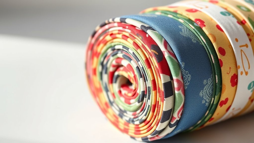 pre cut coordinated quilting strips