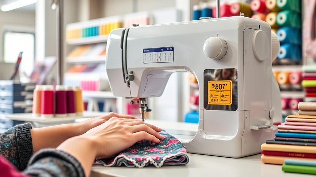using sewing machines instructions